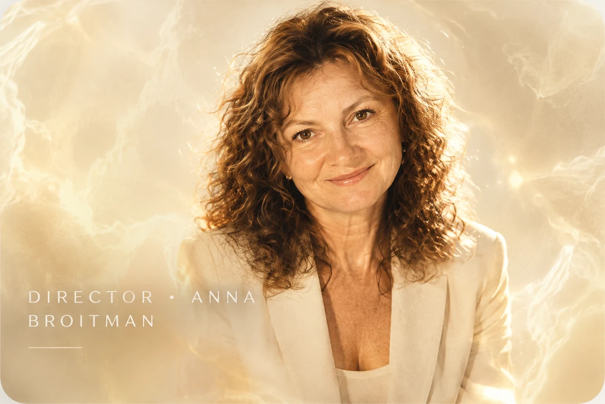 Anna Broitman am Schreibtisch